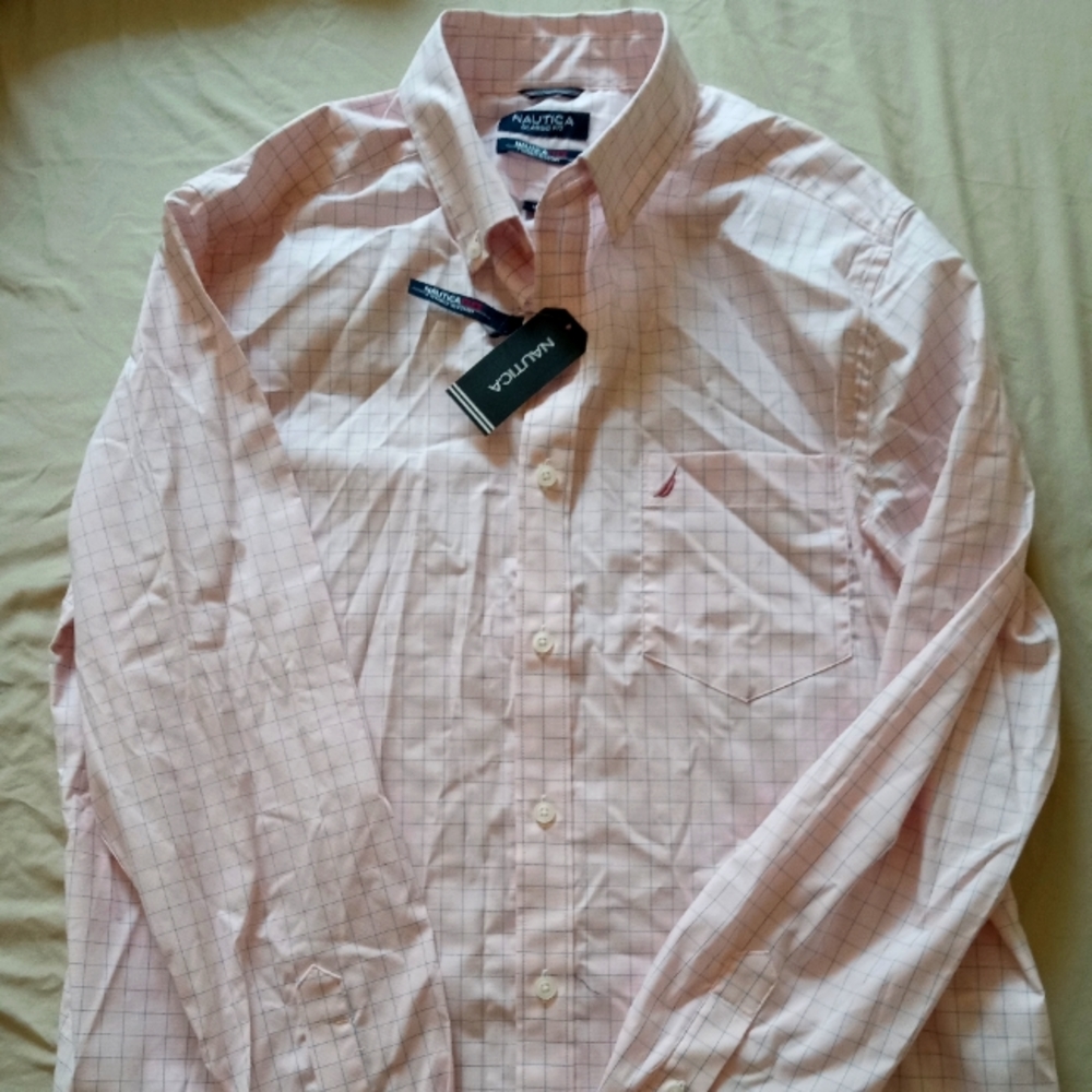 Nautica casual button down shirt size medium